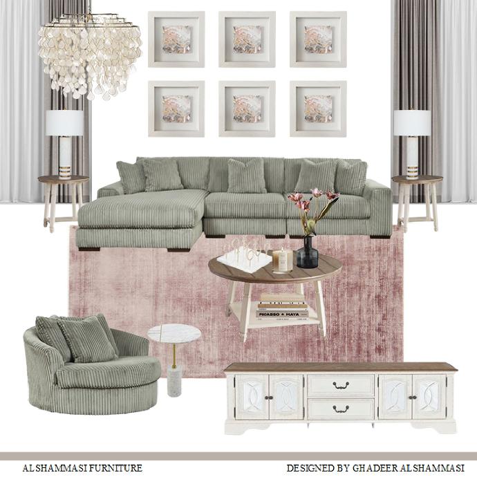 Living room mood board