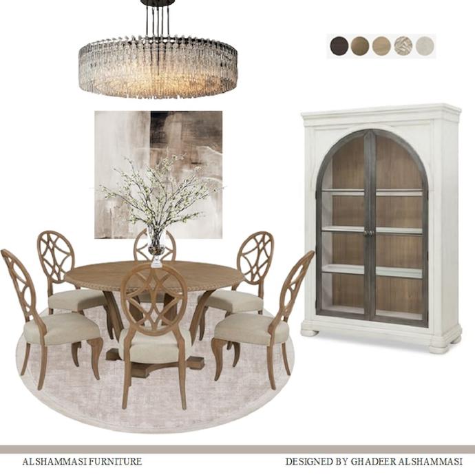 Dining room mood board