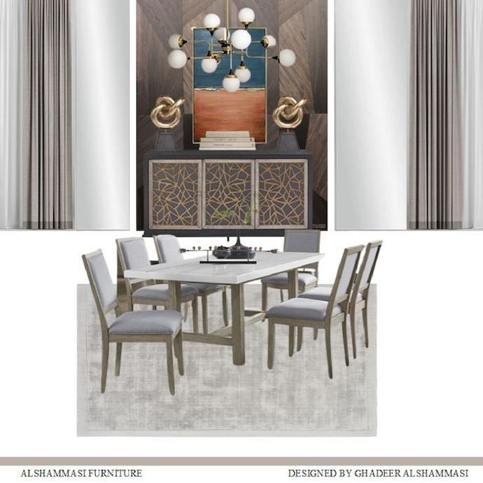 Dining room mood board